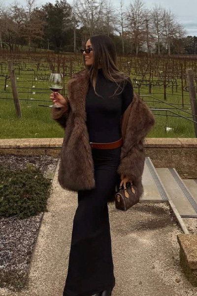 Look feminino quinta-feira - Wine Country Chic