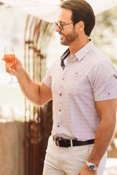 Look masculino quinta-feira - Wine Country Chic